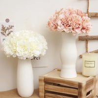 Bouquet de 5 magnifiques pivoines artificielles blanches