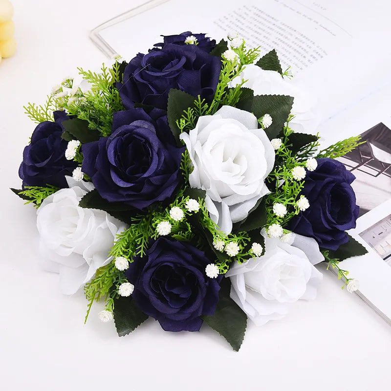 1 boule de roses artificielles