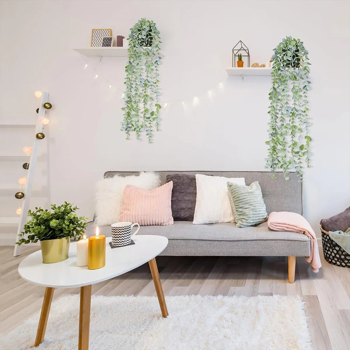 Plante artificielle en plastique pour la décoration intérieure