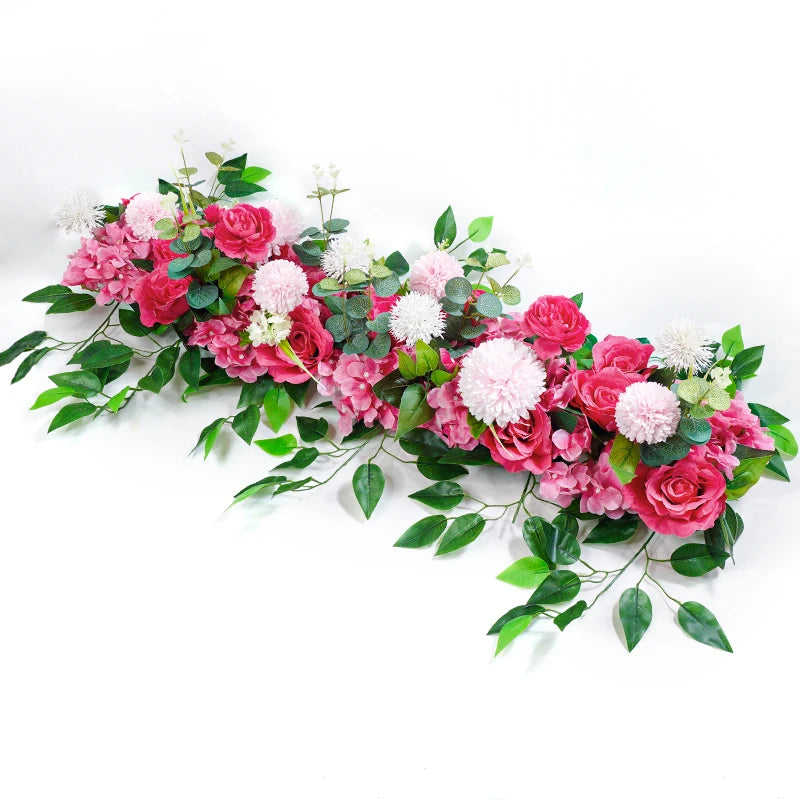 Roses artificielles de centre de table mariage
