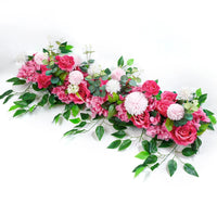Roses artificielles de centre de table mariage