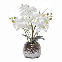 Orchidée Phalaenopsis artificielle en pot