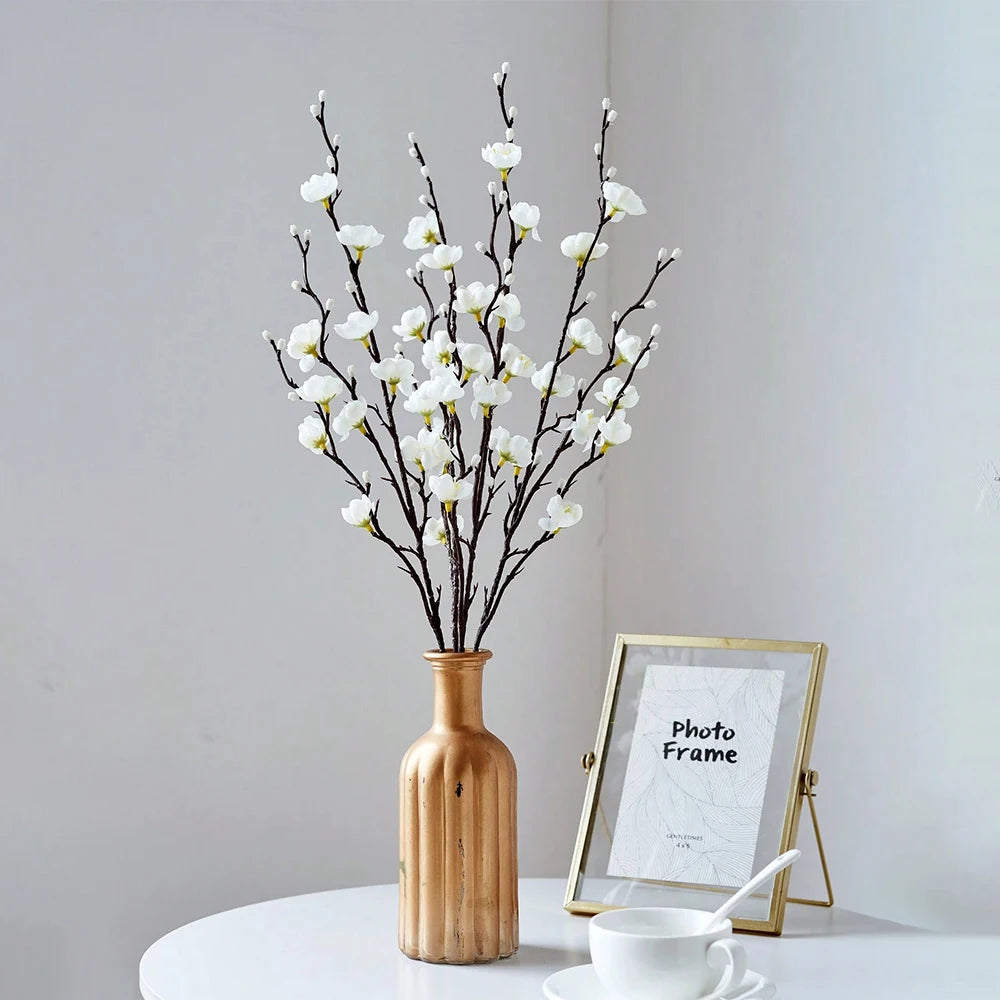 Fleurs de prunier artificielles pour salon