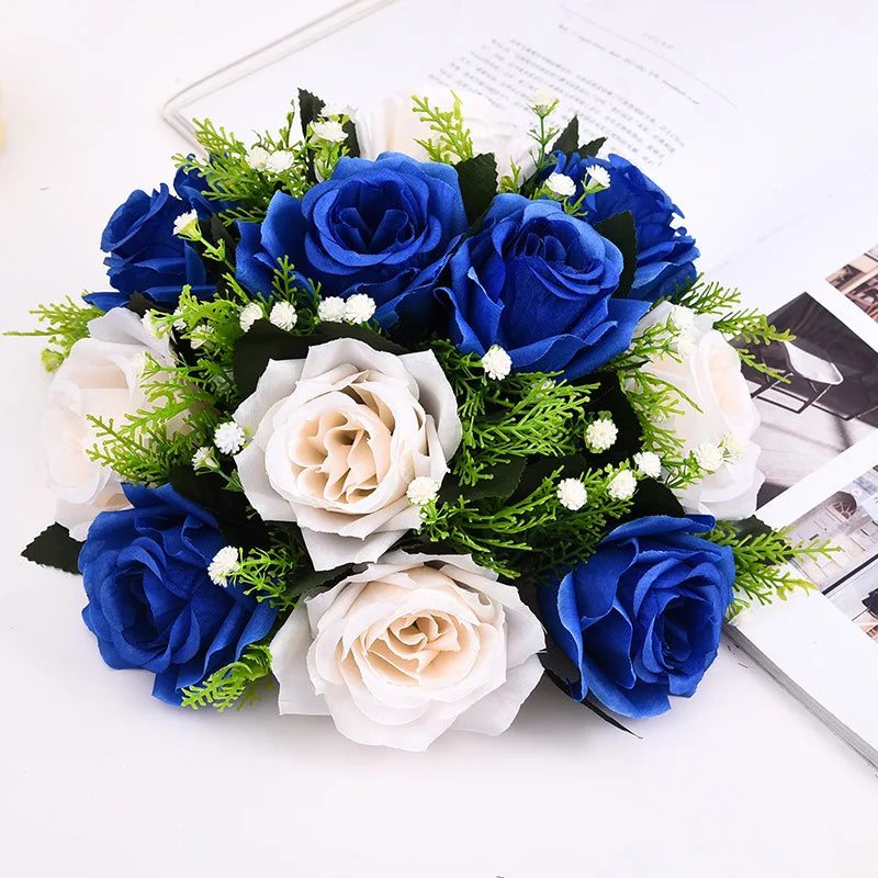 1 boule de roses artificielles