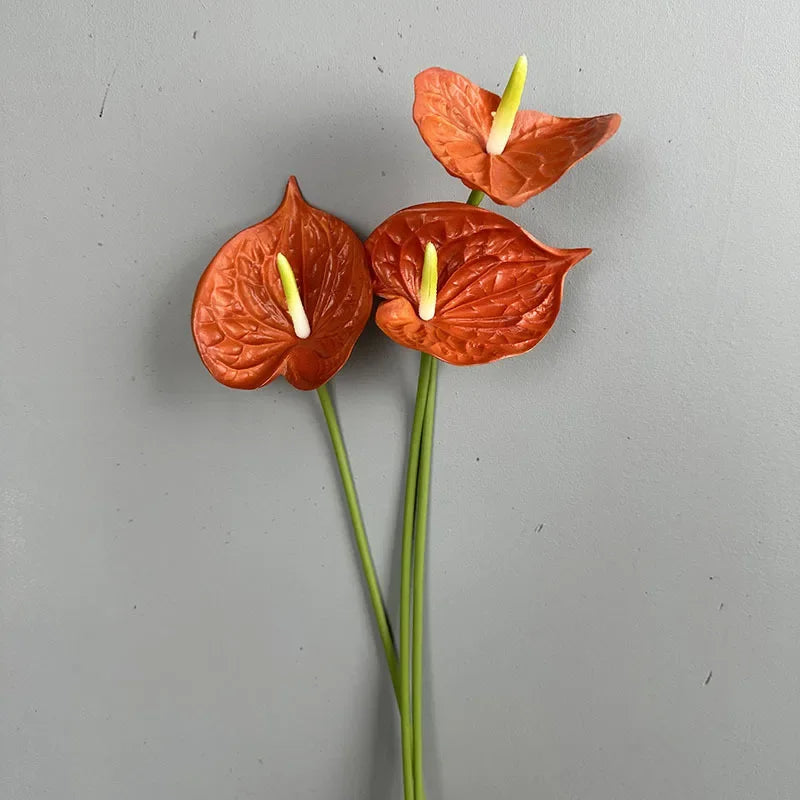 Fleurs artificielles anthuriums