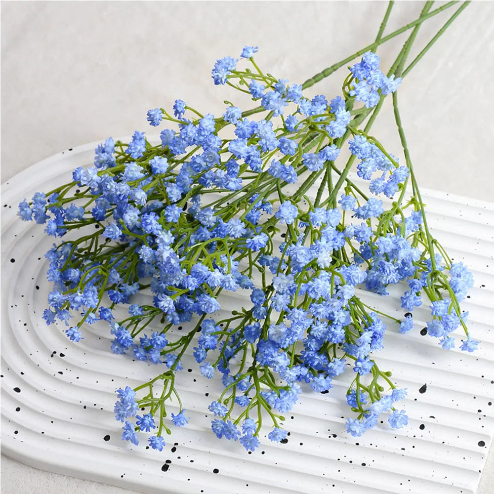 Bouquet de 5 ou 10 fleurs artificielles en gypsophile élégante