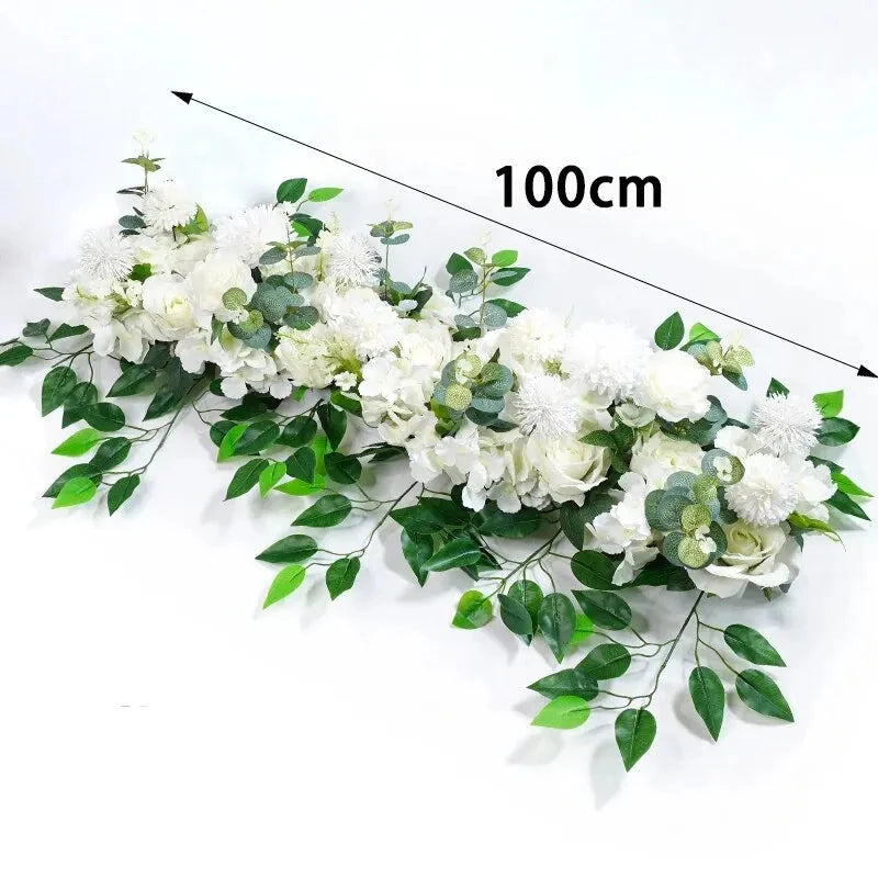 Roses artificielles de centre de table mariage
