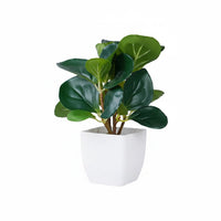 Plantes vertes artificielles en pot pour bureau