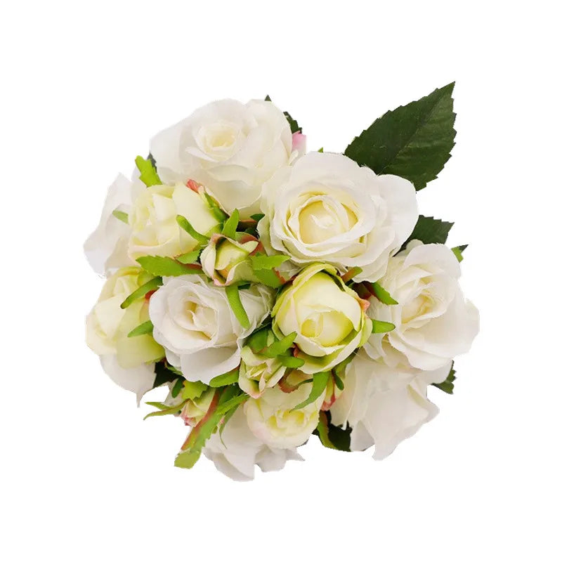 Bouquet de roses artificielles