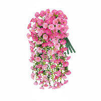 4 Fleurs artificielles suspendues pour extérieur