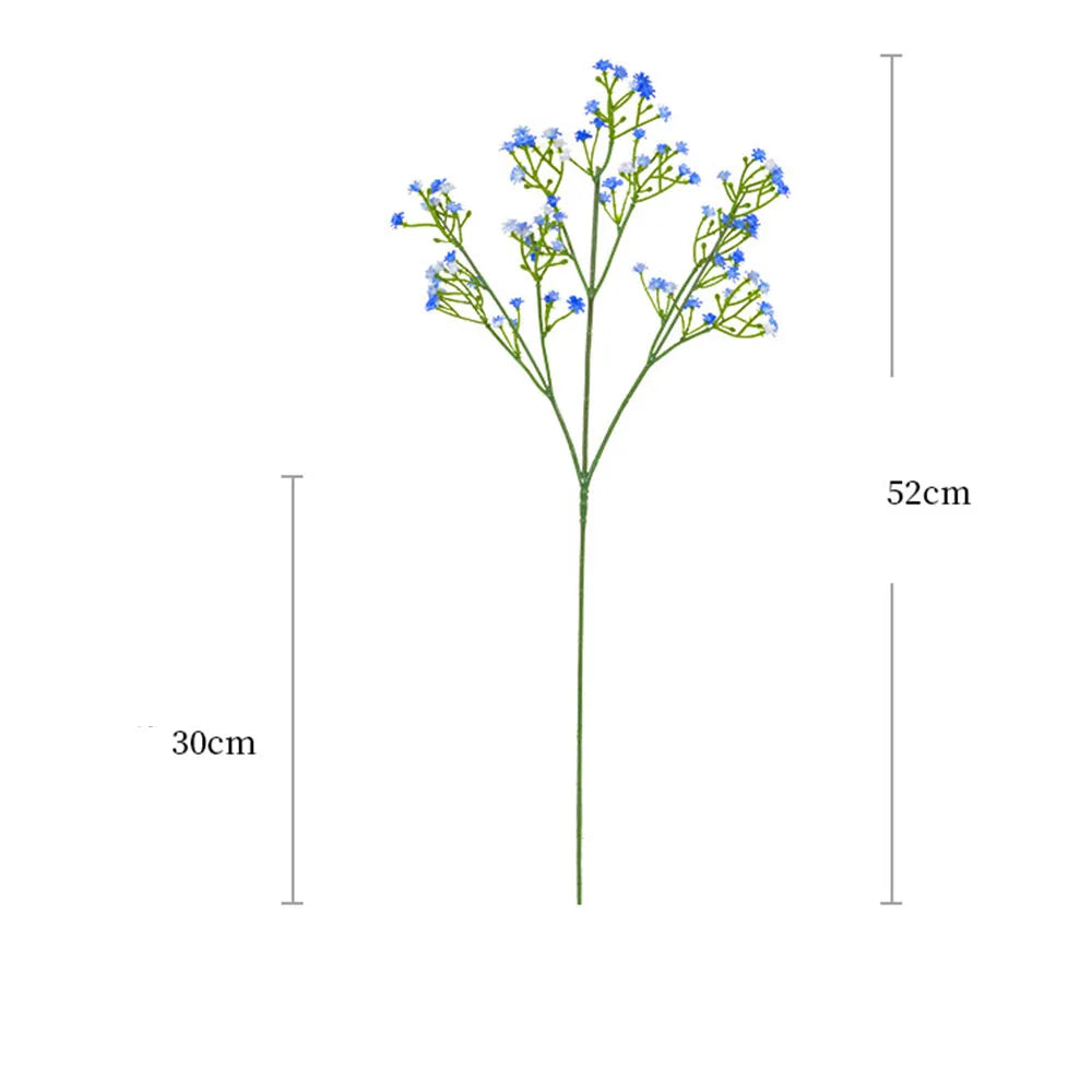 Bouquet de 5 ou 10 fleurs artificielles en gypsophile élégante
