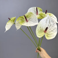 Fleurs artificielles anthuriums