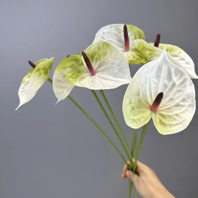Fleurs artificielles anthuriums