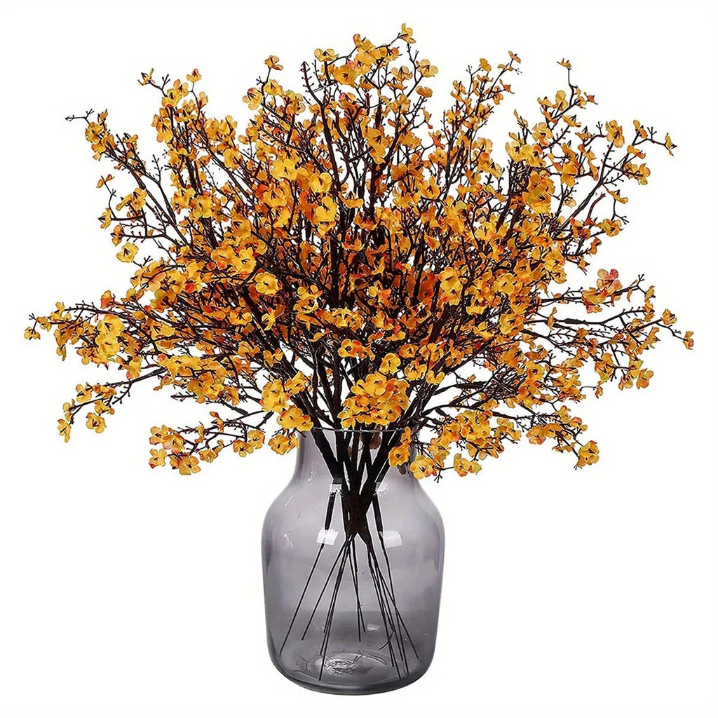 Lot de 5 fleurs artificielles champetre de cerisier