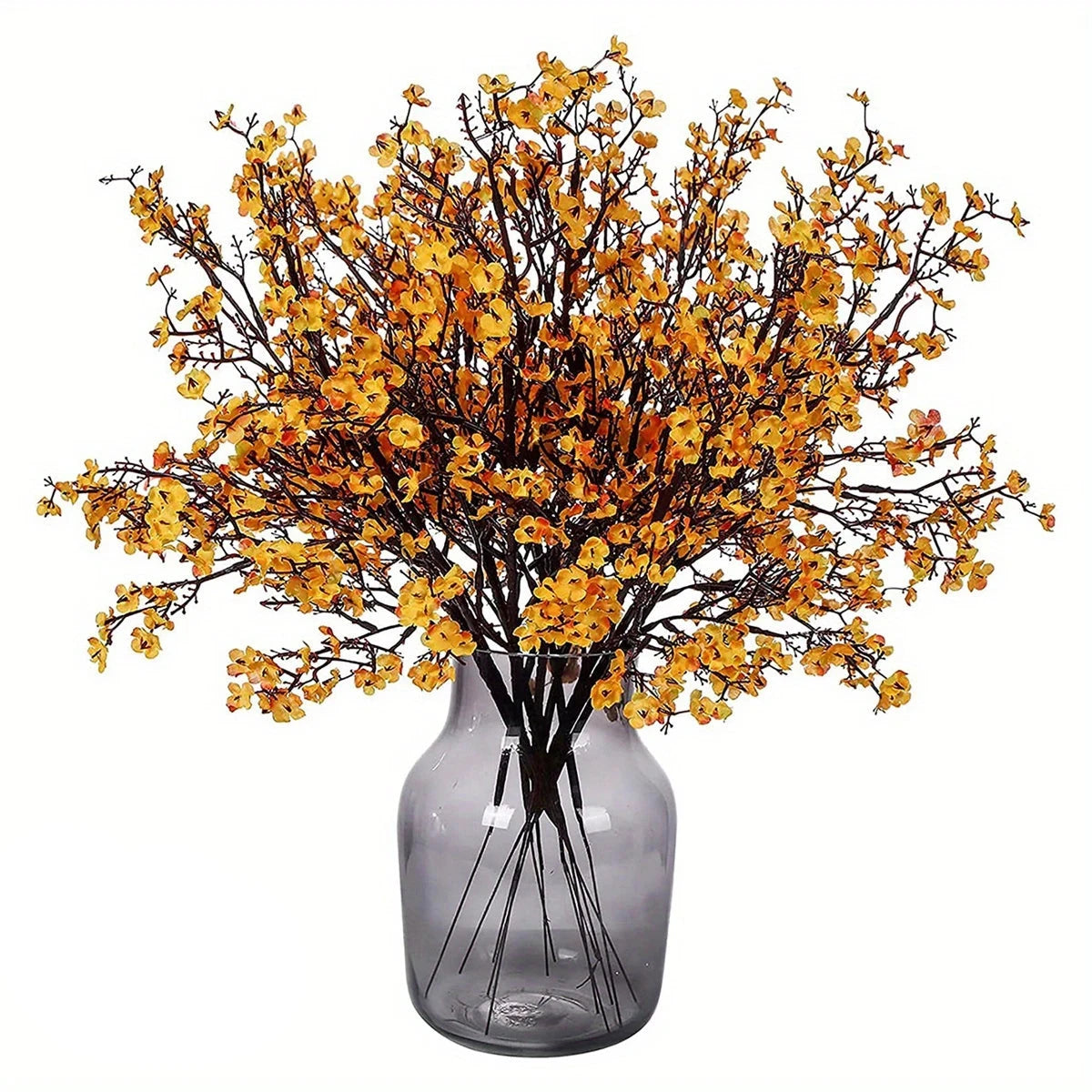Lot de 5 fleurs artificielles champetre de cerisier