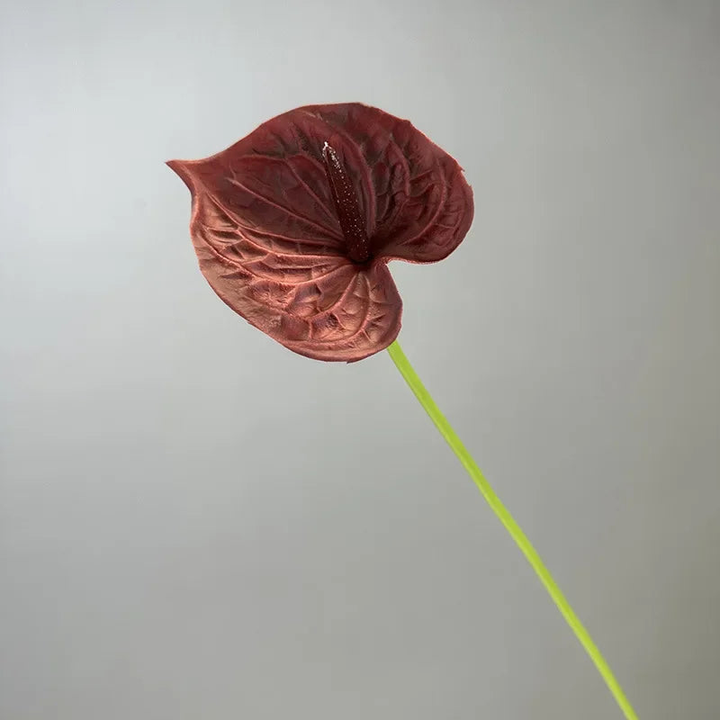 Fleurs artificielles anthuriums