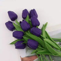 Tulipes artificielles réalistes naturelles