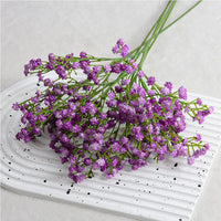Bouquet de 5 ou 10 fleurs artificielles en gypsophile élégante
