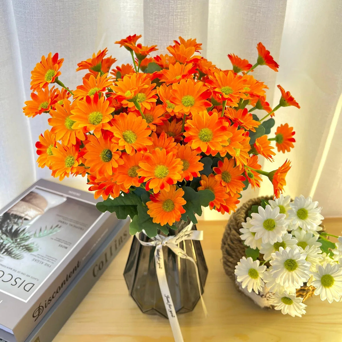Bouquets de marguerites artificielles