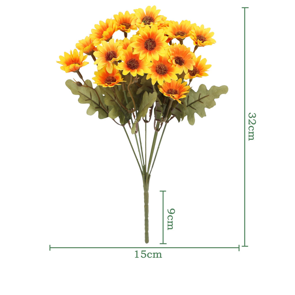 Bouquets de marguerites artificielles