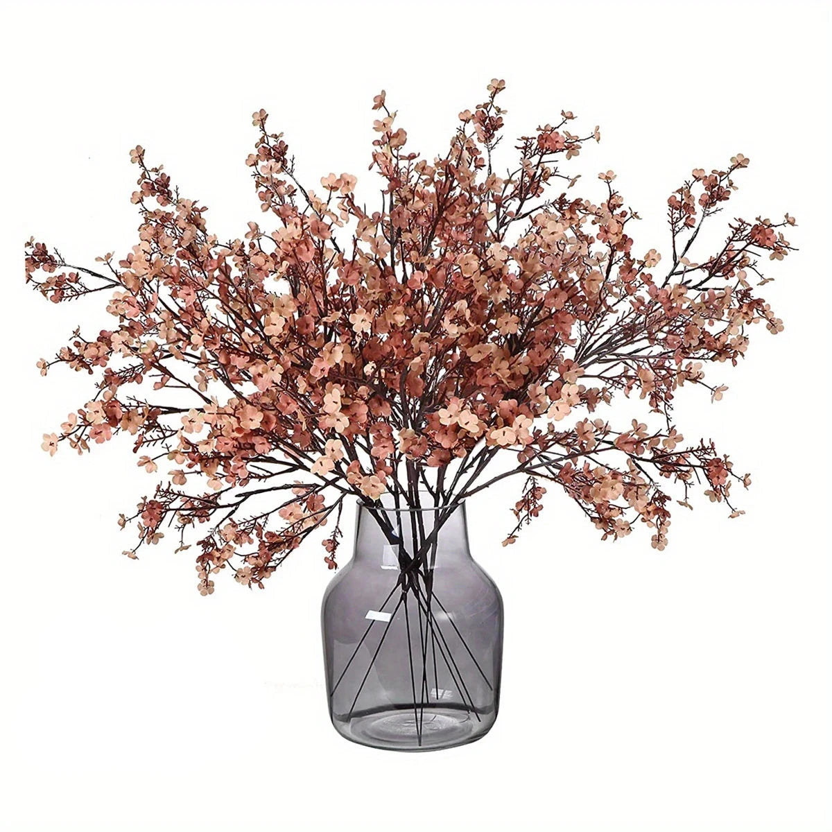 Lot de 5 fleurs artificielles champetre de cerisier