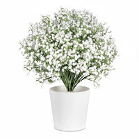 Bouquet de 5 ou 10 fleurs artificielles en gypsophile élégante