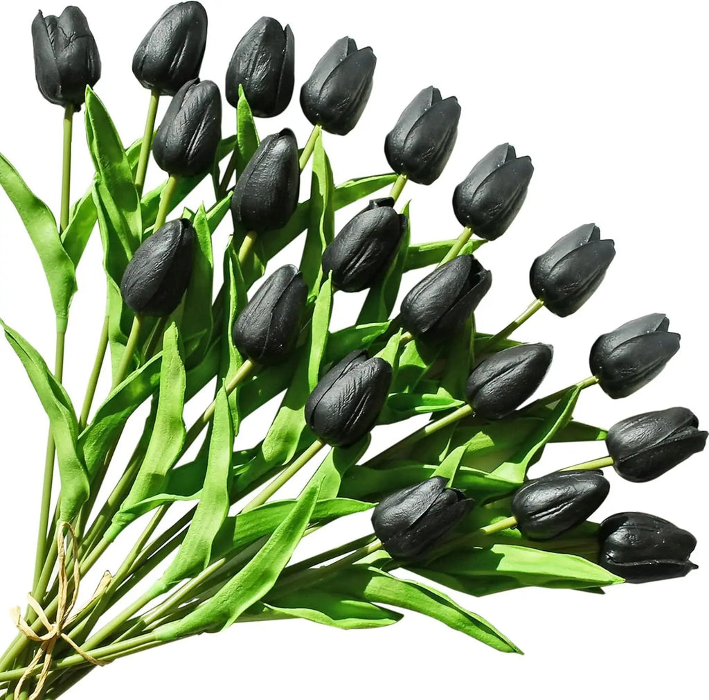 10/30 fleurs artificielles tulipes réalistes
