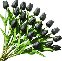 10/30 fleurs artificielles tulipes réalistes