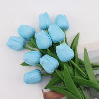 Tulipes artificielles réalistes naturelles