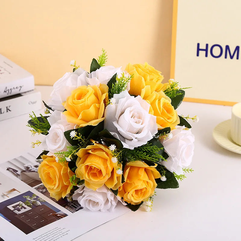 1 boule de roses artificielles