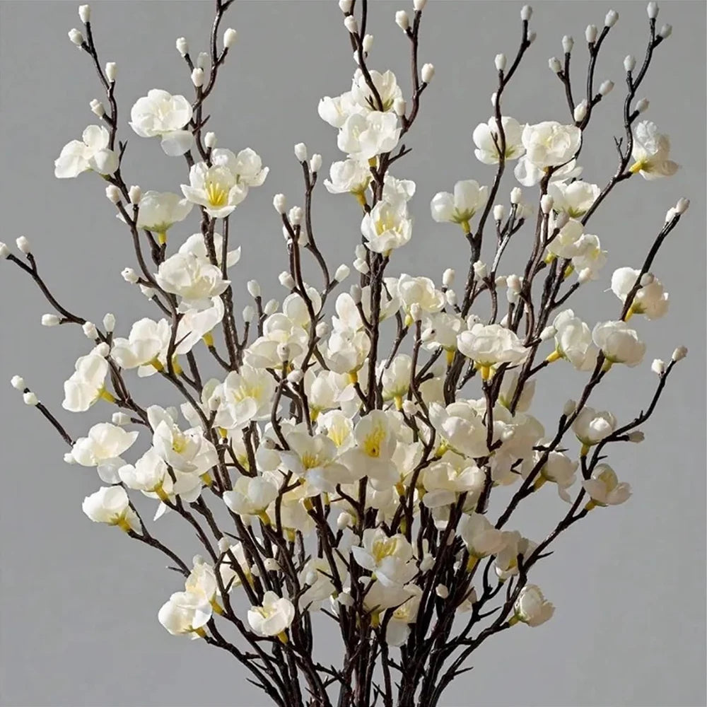 Fleurs de prunier artificielles pour salon