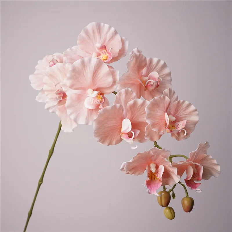 Lot de 3 orchidée artificielles Phalaenopsis à 9 têtes