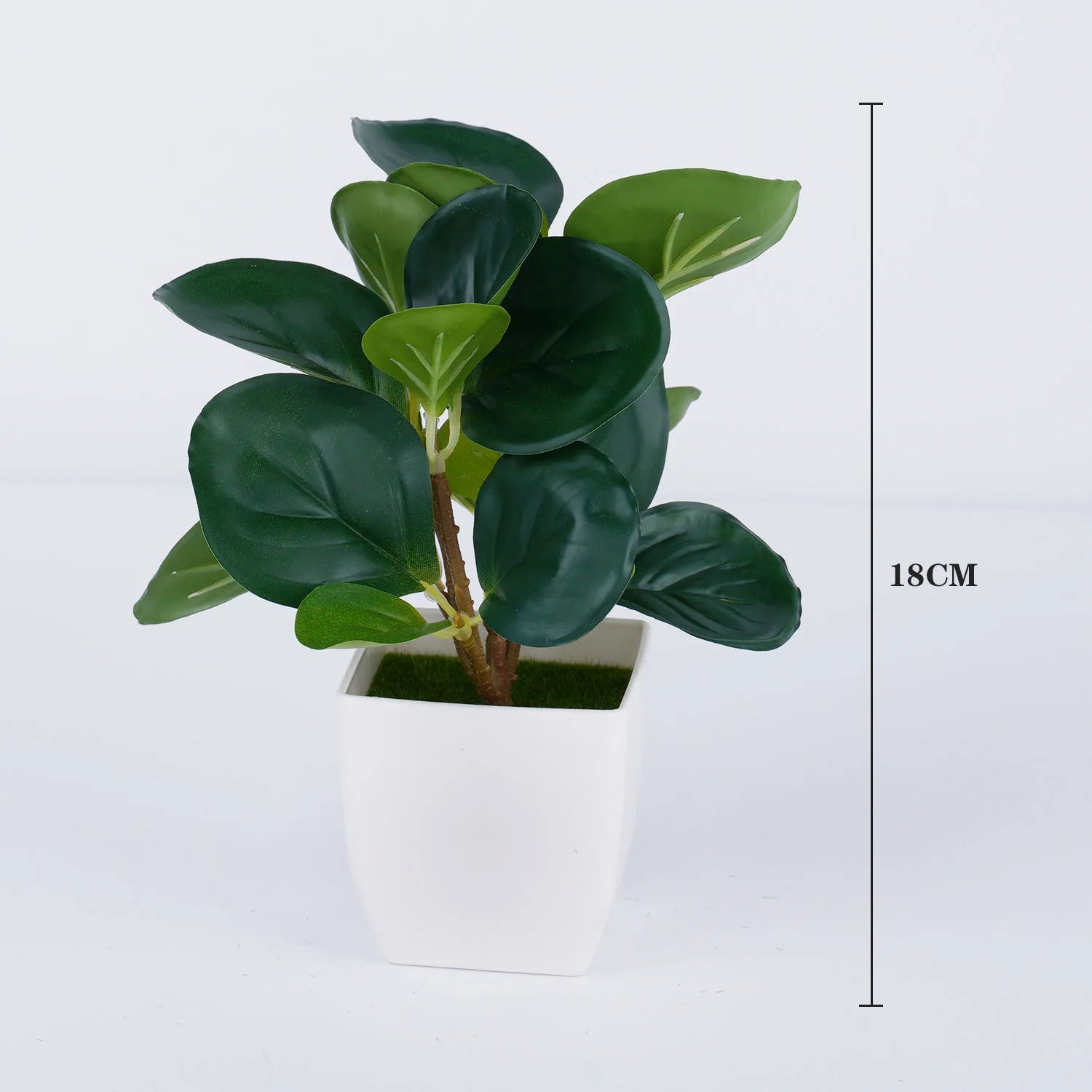 Plantes vertes artificielles en pot pour bureau