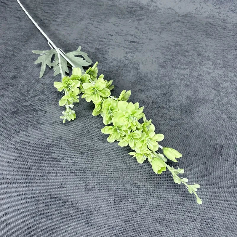 Branches de Jacinthe floquées en soie