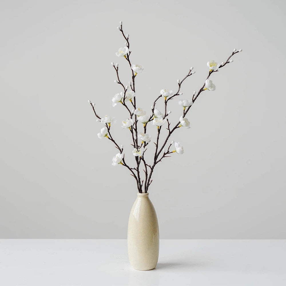 Fleurs de prunier artificielles pour salon