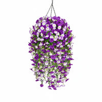 4 Fleurs artificielles suspendues pour extérieur