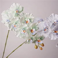 Lot de 3 orchidée artificielles Phalaenopsis à 9 têtes