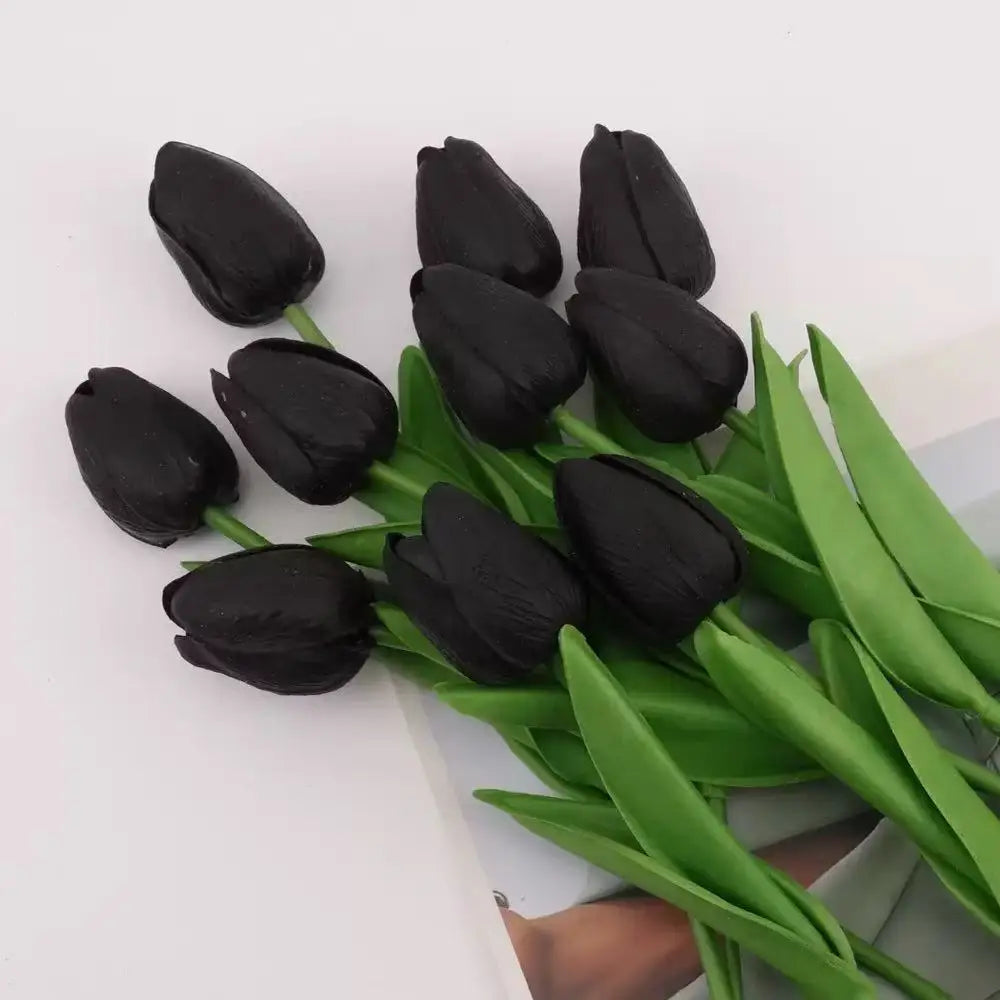 Tulipes artificielles réalistes naturelles