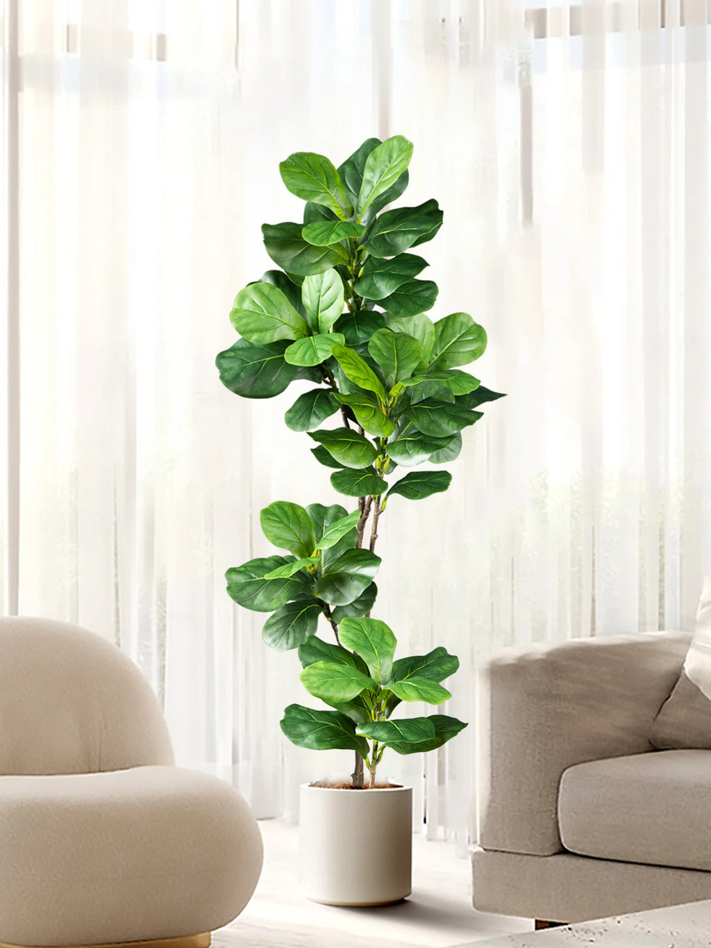 Grand ficus artificiel de 70 à 135 cm