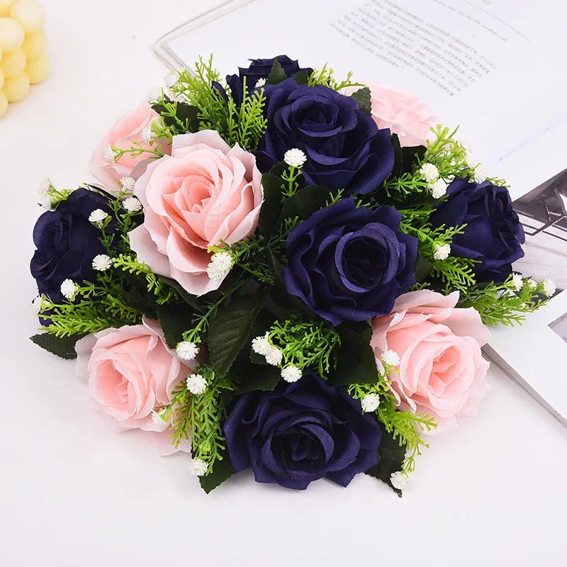 1 boule de roses artificielles