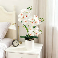 Orchidée papillon artificielle en pot