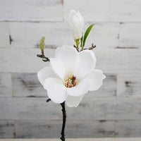 Bouquet de fleur de magnolia artificielle au toucher réaliste