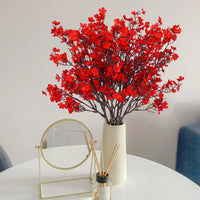 Lot de 5 fleurs artificielles champetre de cerisier