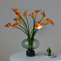 10 fleurs artificielles lys