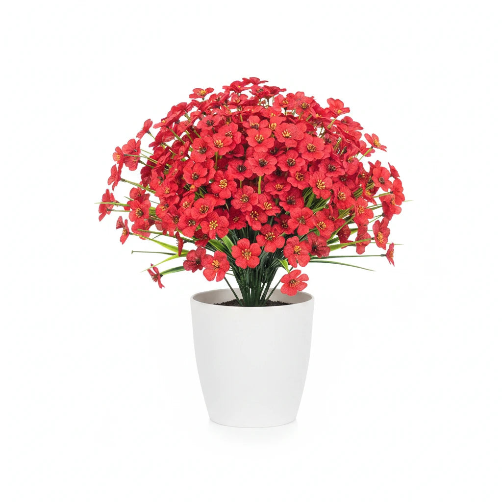 Bouquets de fleurs artificielles décoration jardin