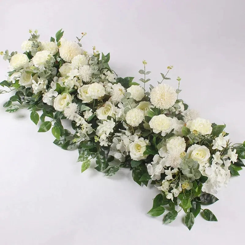 Roses artificielles de centre de table mariage