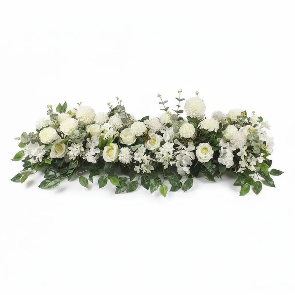 Roses artificielles de centre de table mariage