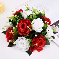 1 boule de roses artificielles