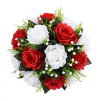 1 boule de roses artificielles