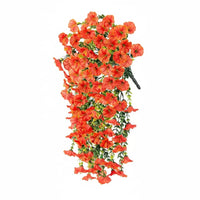 4 Fleurs artificielles suspendues pour extérieur
